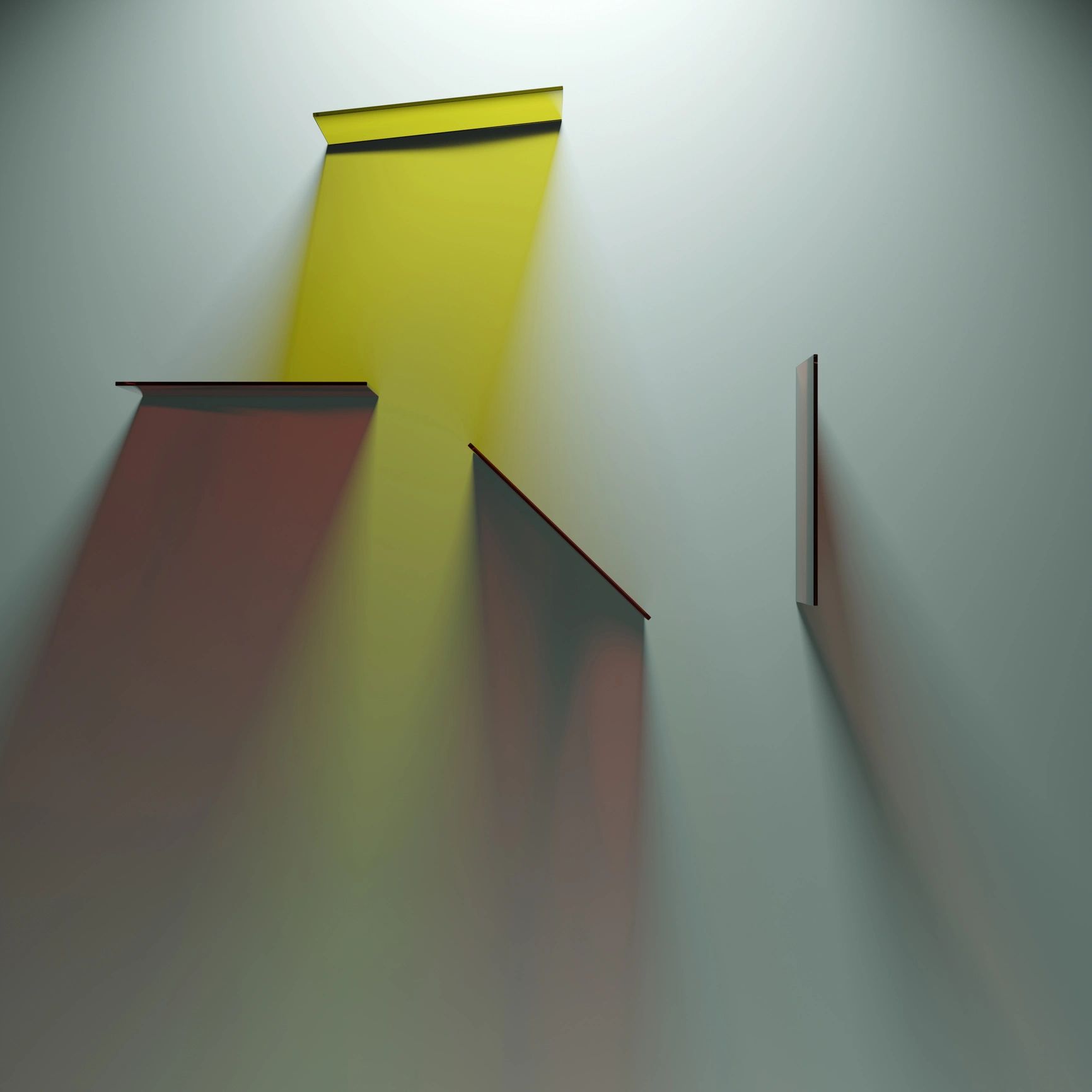 Study of shadows and lines in architecture