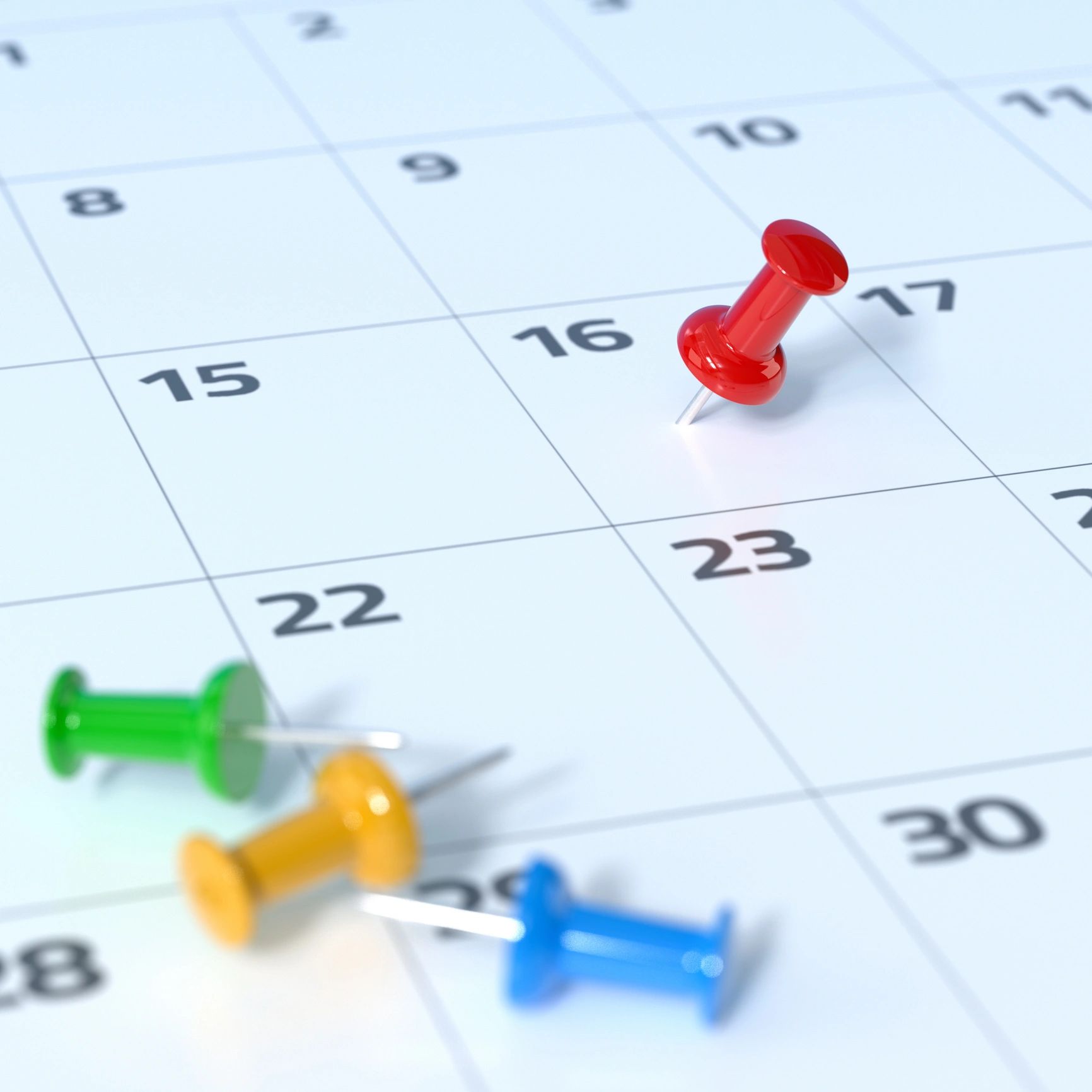 Memory and orientation calendar showing day and date