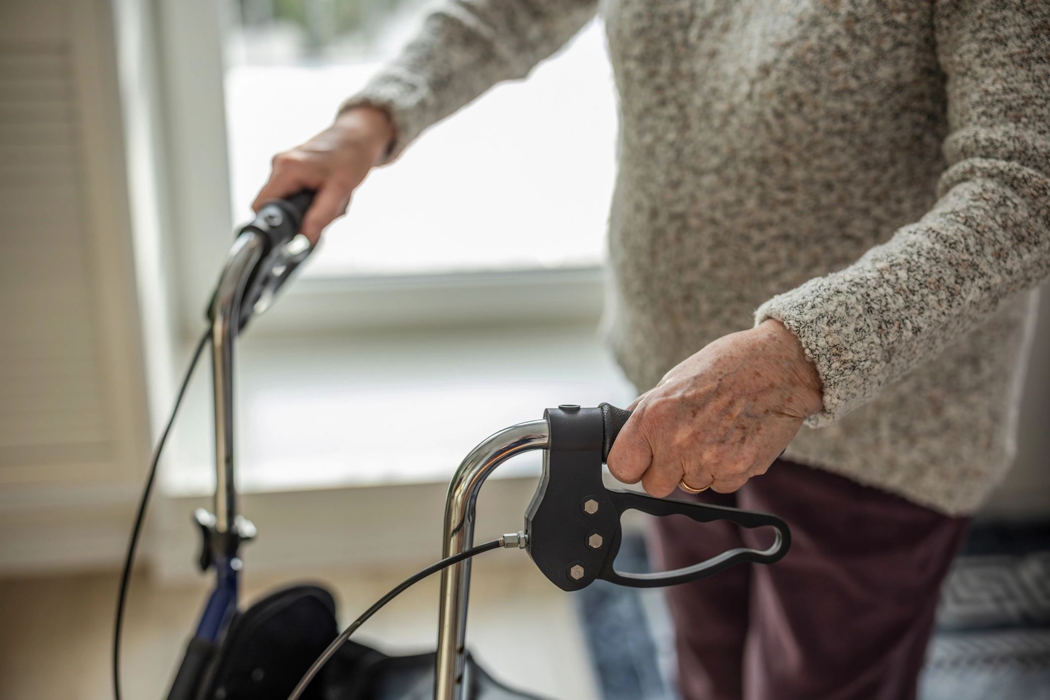 Mobility aids in use