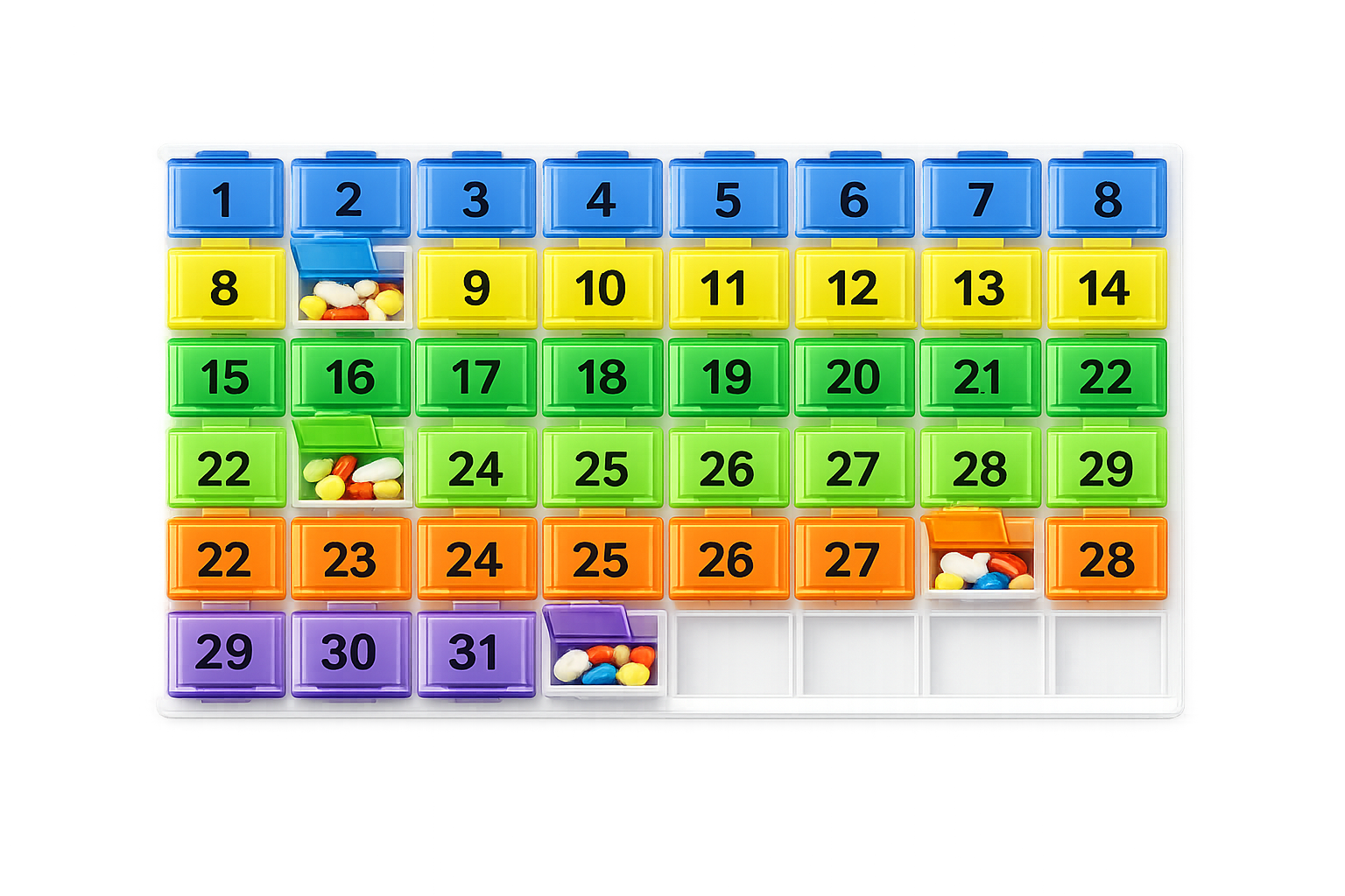 Monthly Pill Organizer